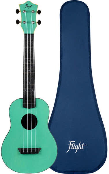 Flight TUC35 Travel Concert Ukulele - Light Blue -