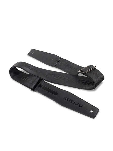 Gruvgear Korr - Guitar strap Seatbelt type extra long - Black