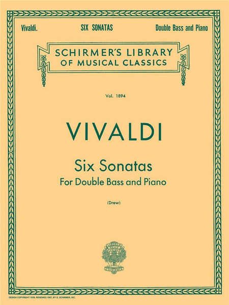 Schirmer Vivaldi - 6 Sonatas