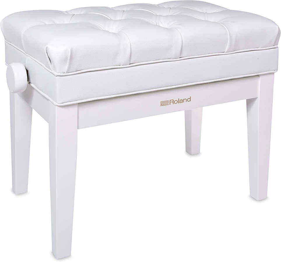 Keyboard bench RPB-500 Glossy white