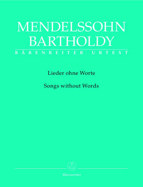 Barenreiter Mendelssohn Bartholdy F. - Lieder Ohne Worte - Piano