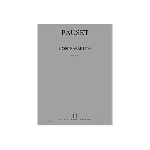 Lemoine Pauset - KONTRA-partita - Violon