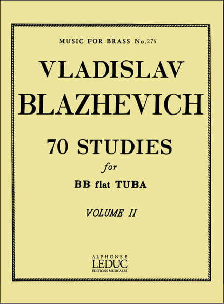 Leduc 70 Studies for Bb Flat Tuba BC Vol. 2