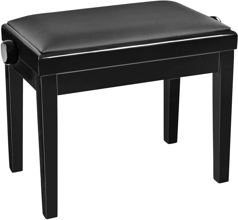 Keyboard bench 13976 Glossy black
