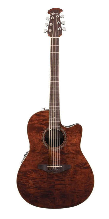 Celebrity Standard Plus Mid Cutaway Nutmeg Burled Maple