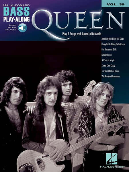 Hal Leonard Bass Play Along Vol.39 - Queen