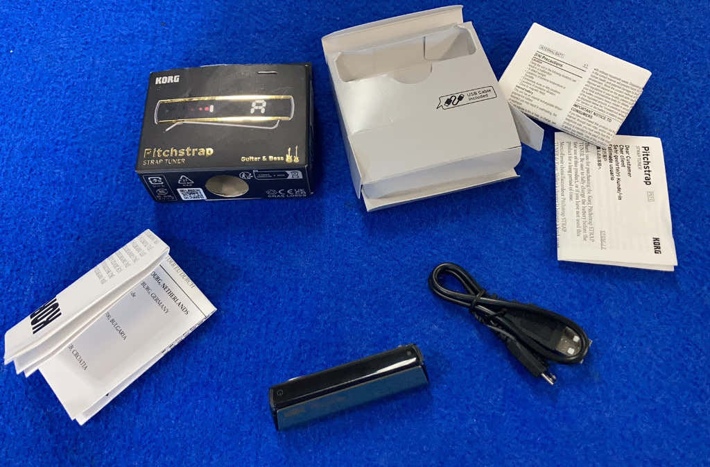 PITCHSTRAP RECHARGEABLE STRAP TUNER, GOLD - B Stock