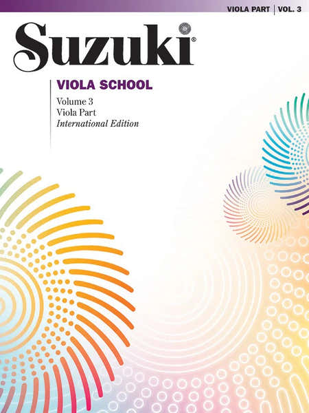 Alfred Publishing Suzuki Viola School Viola Part Vol.3 Rev. Edition - Alto