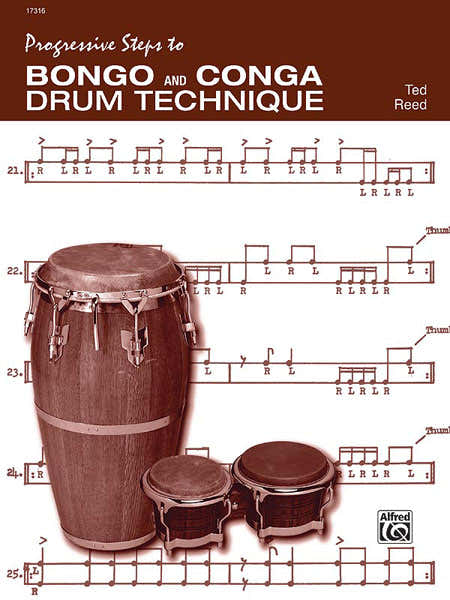 Alfred Publishing REED TED - PROGRESSIVE STEPS TO BONGO AND CONGA - DRUM