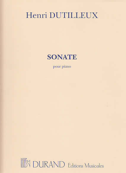 Durand Dutilleux - Sonate Pour Piano
