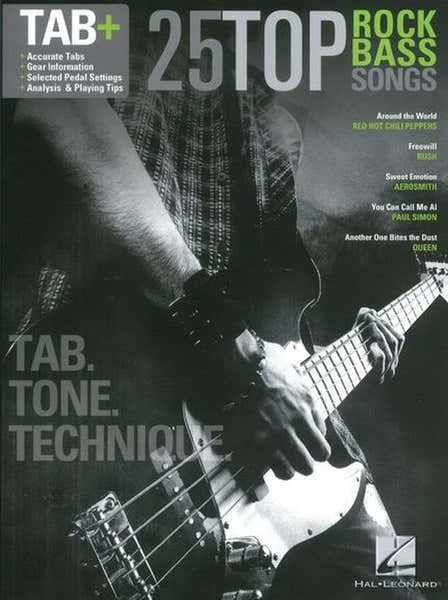 Hal Leonard 25 Top Rock Bass Songs