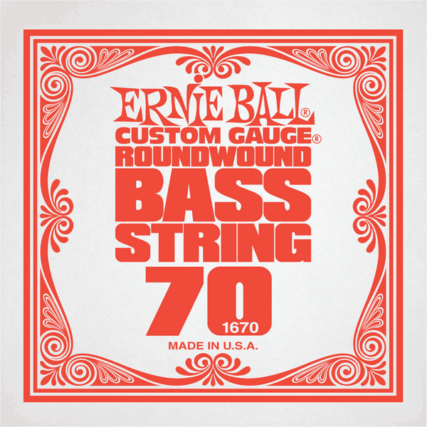 Ernie Ball .070 NICKEL WOUND ELECTRIC BASS STRING SINGLE