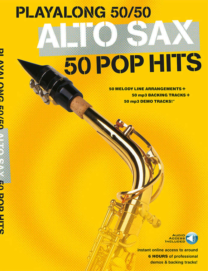 Playalong 50/50 Alto Sax - 50 Pop Hits