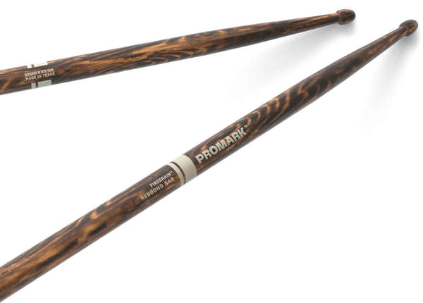 Promark R5ABFG - Rebound 5AB FireGrain Hickory Drumstick Acorn Wood Tip