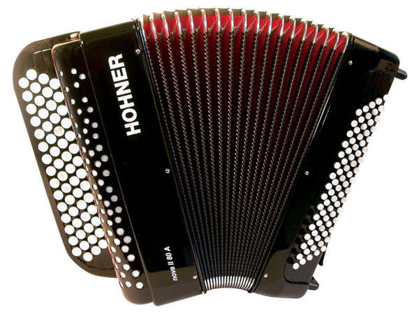 Hohner NOVA II 80A BLACK BUTTONS
