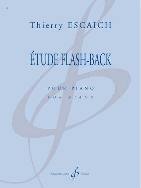 Billaudot Escaich Thierry - Etude FLASH-back - Piano