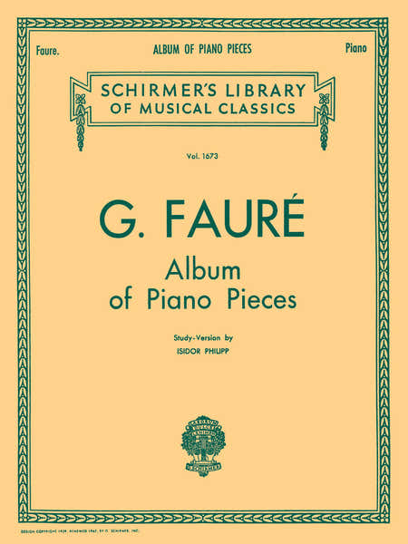 Schirmer Album Of Piano Pieces