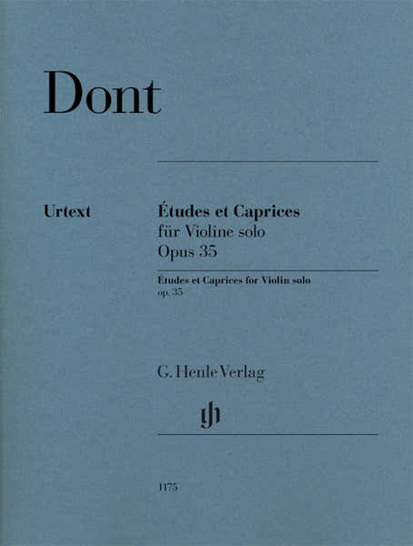 Henle Verlag Dont Jakob - Etudes & Caprices Op.35 - Violon Solo