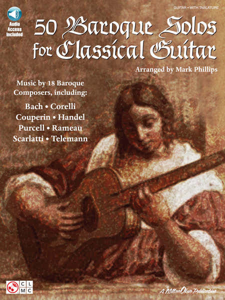 Hal Leonard 50 Baroque Solos For Classical Guitar + Audio En Ligne - Guitar