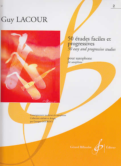 5 Études Faciles Pour Saxophone Vol.2 - Lacour