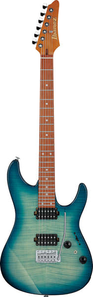 Ibanez AZ24S1F-TXB Standard Transparent Turquoise Burst