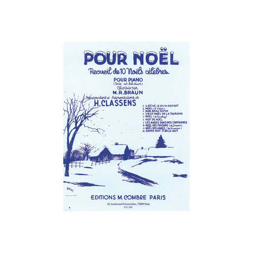 Combre Pour Noël (10 Noëls Célèbres) - Piano