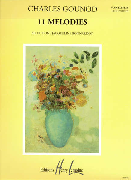 Lemoine Gounod Charles - Melodies (11) - Voix Elevee Piano