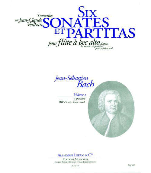 Leduc Bach JS / Veilhan - 6 Sonates et Partitas Vol.2 - FLB Alto