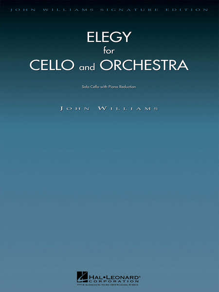 Hal Leonard Elegy for Cello and Orchestra