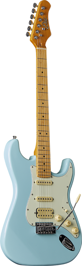 ST 351 HSS Daphne Blue Maple fingerboard