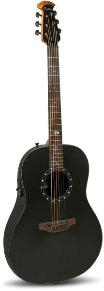 Ovation Pro Series Ultra Mid-Depth Non-Cutaway Pitch Black