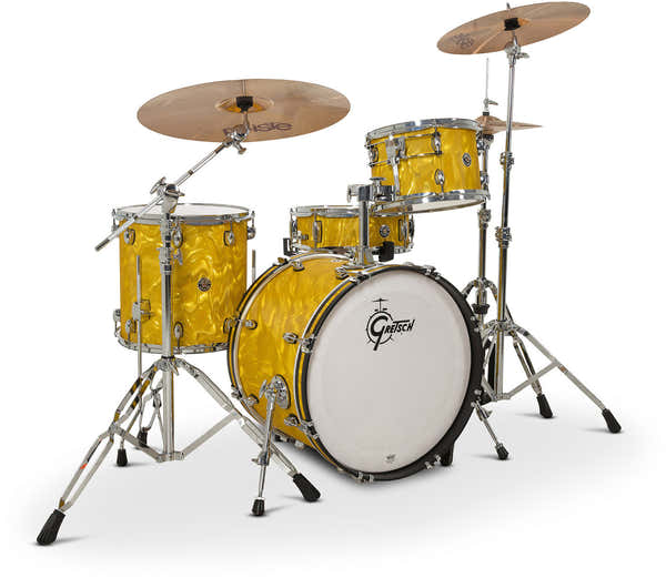 Gretsch Drums shell set Catalina Club Yellow Satin Flame