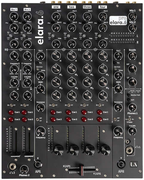 Union Audio ELARA.6 professional 4+2-CH Rotary Performance-Mixer