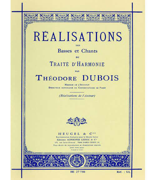 Leduc Dubois TH. - Realisations Des Basses et Chants Du Traite D'harmonie