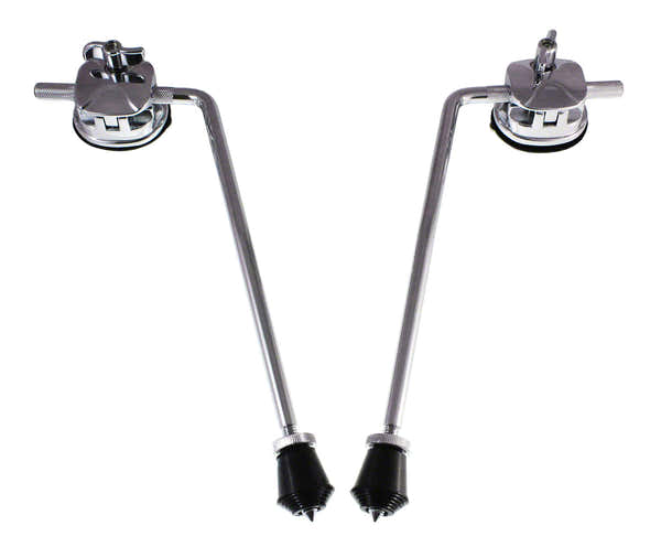 BDS2 - BASS DRUM SPURS WITH SQUARE BRACKETS (X2)