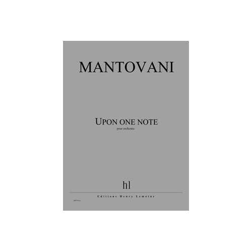 Jobert Mantovani - Upon One Note - Orchestre