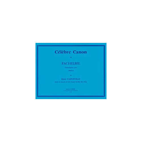 Combre Pachelbel - Célèbre Canon - Orgue
