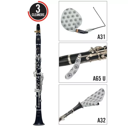BB CLARINET COMBO PACK CARE KIT ( A31 - A32 - A65U )