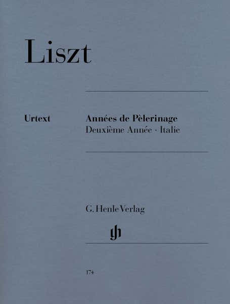 Henle Verlag Liszt F. - Annees De Pelerinage Deuxieme Annee - Italie