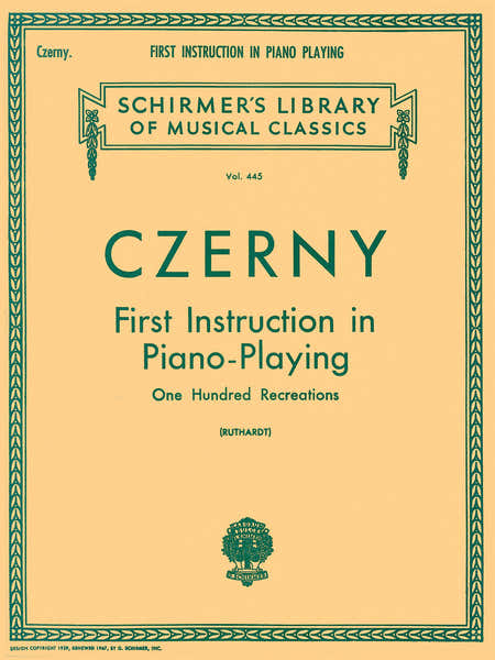 Schirmer First Instruction In Piano Playing