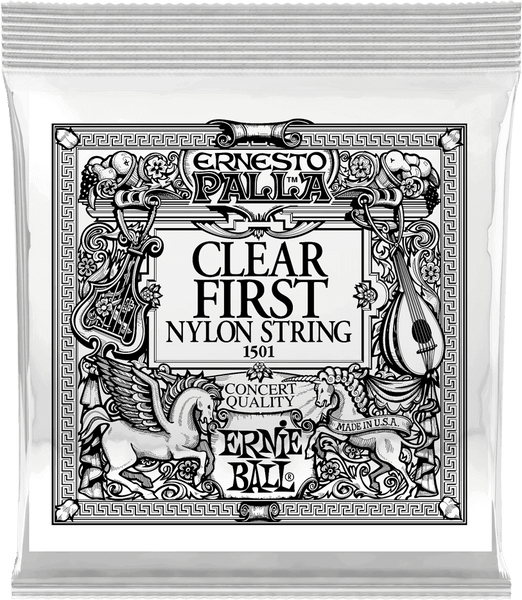 Ernie Ball CLEAR 1ST ERNESTO PALLA NYLON CLASSICAL GUITAR STRINGS