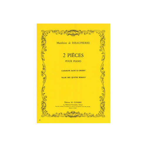 Combre Ribaupierre - Pièces (2) - Piano