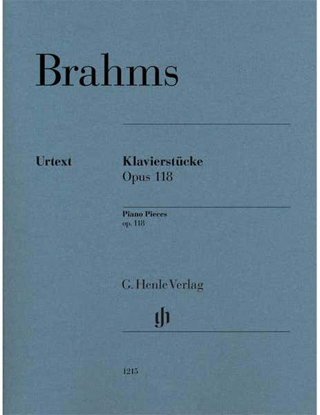 Henle Verlag Brahms - Piano Pieces Op. 118 No. 1-6 - Piano