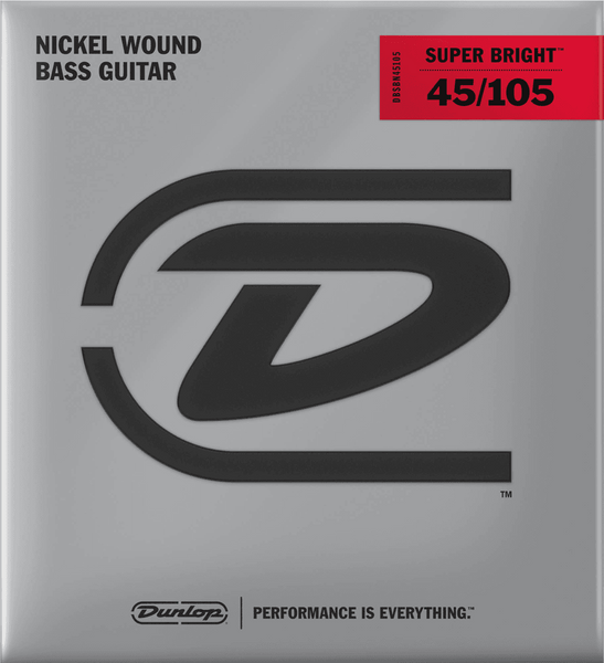 Dunlop DBSBN45105 Nickel Wound Nickel Plated Steel Medium 45-105
