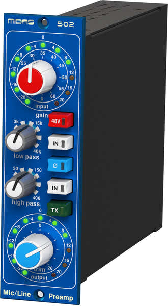 Midas Microphone Preamp 502 V2