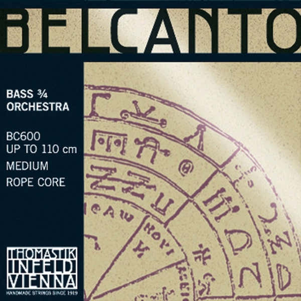 Thomastik STRINGS CONTRABASSES BELCANTO ROPE CORE SET X BC600S