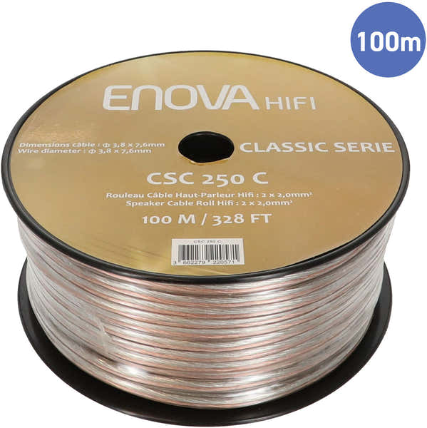 ENOVA HIFI DJ HIFI SPEAKER CABLE CSC 250 C