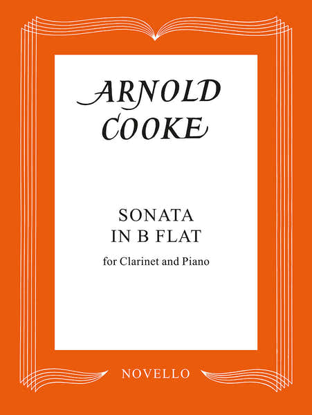 Novello Sonata In B Flat For Clarinet And Piano