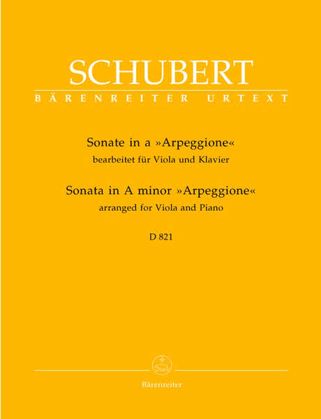Schubert F. - Sonate Eggione En La Mineur D 821 - Alto Pian0