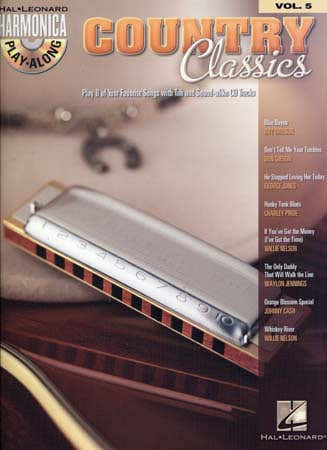 Hal Leonard Harmonica Play Along Vol.5 - Country Classics + CD - Harmonica